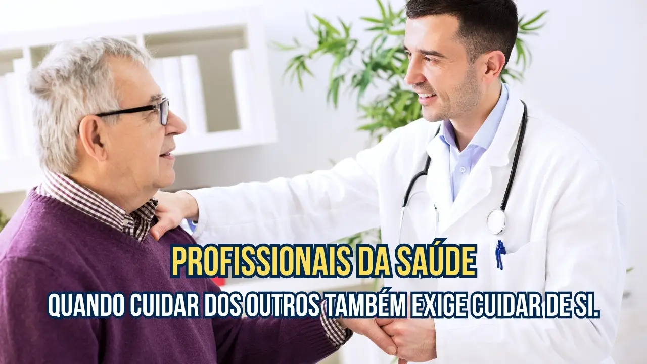 Profissional de saúde atendendo paciente