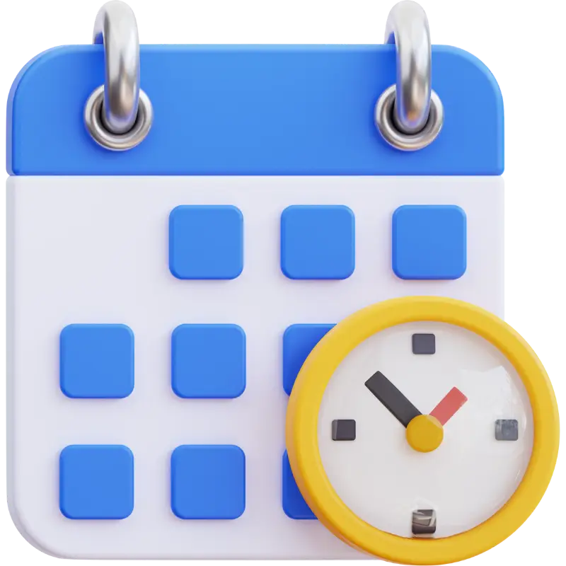 Ícone de calendário e agendamento